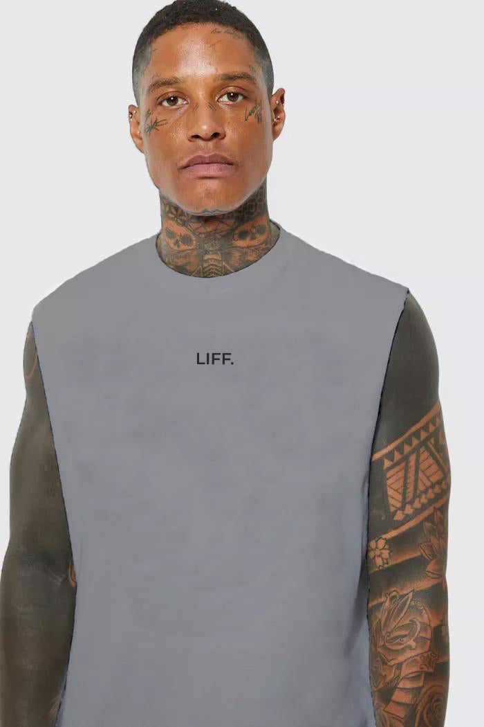 Polera Sin Mangas  - Metal Grey LIFF.